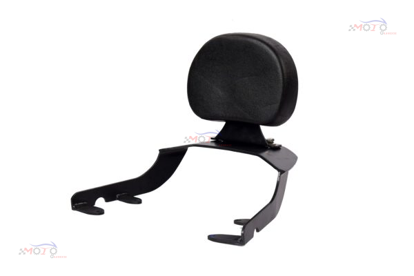 JAWA FATBOY BACKREST IN STAINLESS STEEL BLACK POWDER COATED